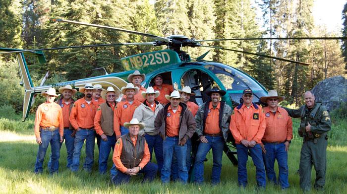 The Fresno County Sheriff's Office Mounted Posse & Rescue Helicopter